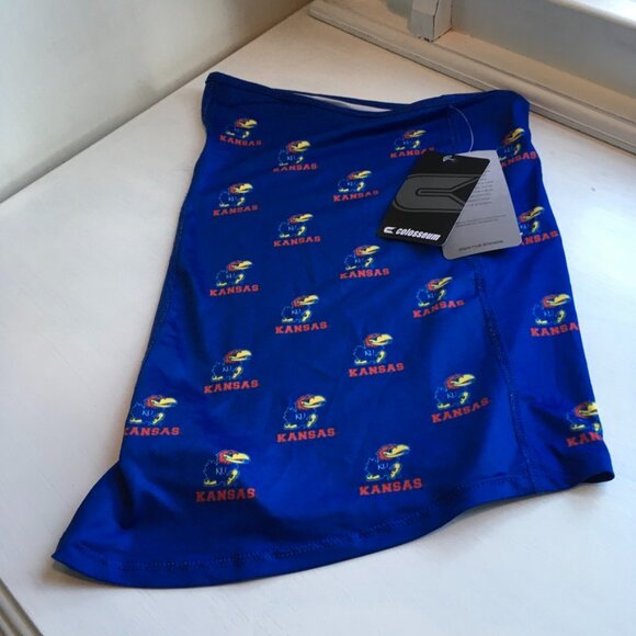 Colosseum Other - Kansas Jayhawks Print Logo Gaiter Scarf